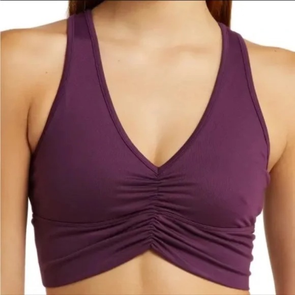 ALO Yoga Other - ALO WILD THING SPORTS BRA MAROON SIZE M